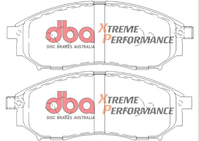 brzdové destičky Discs Brakes Australia Xtreme Performance DB1696XP