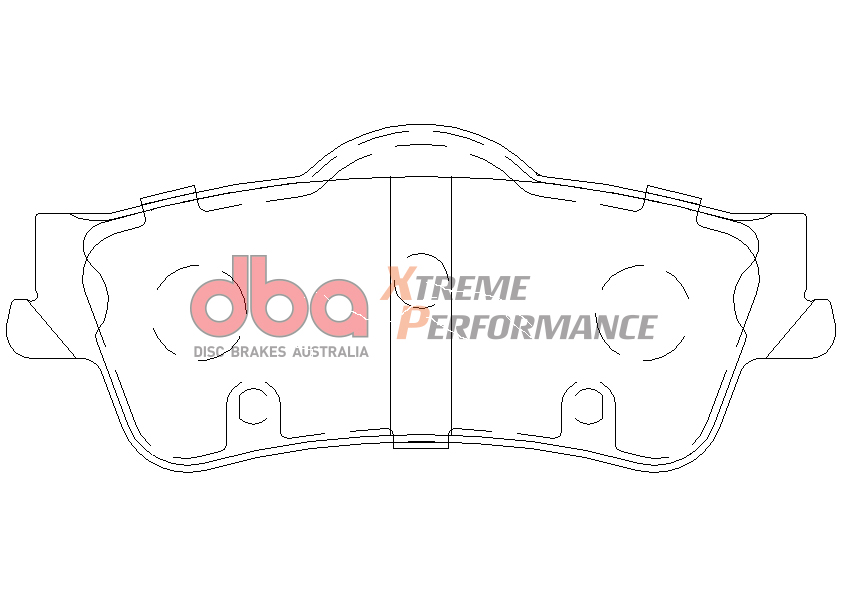 brzdové destičky Discs Brakes Australia Xtreme Performance DB1766XP