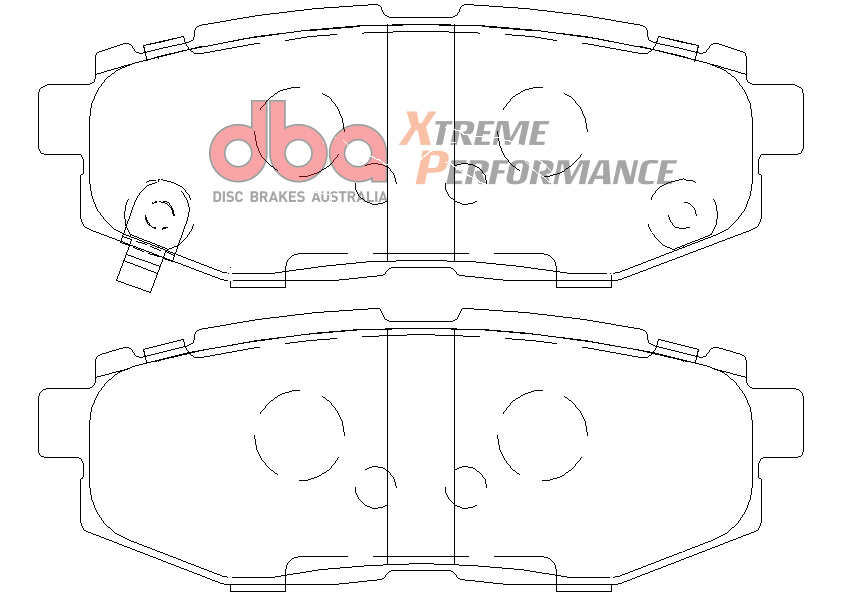 brzdové destičky Discs Brakes Australia Xtreme Performance DB1789XP