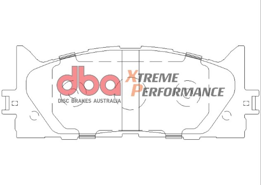 brzdové destičky Discs Brakes Australia Xtreme Performance DB1800XP