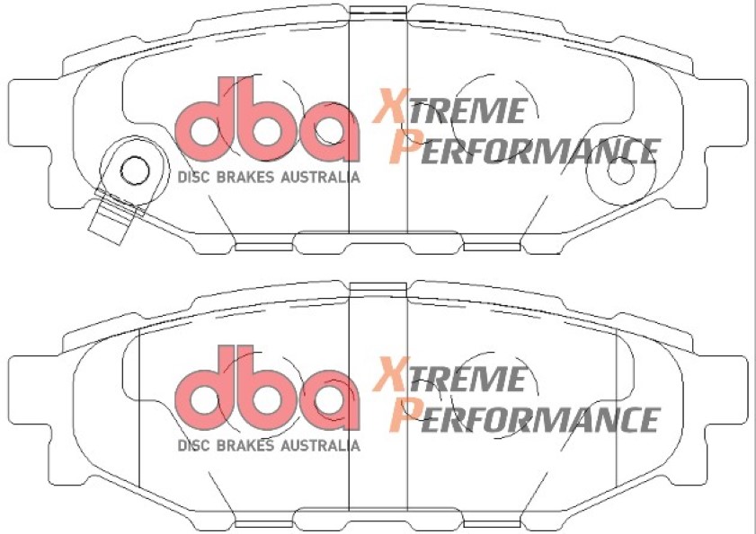 brzdové destičky Discs Brakes Australia Xtreme Performance DB1803XP