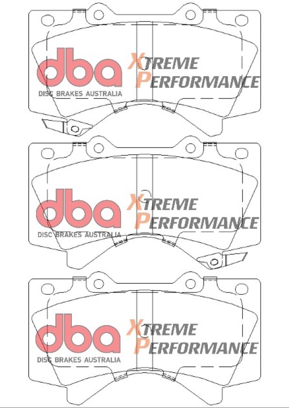 brzdové destičky Discs Brakes Australia Xtreme Performance DB1838XP