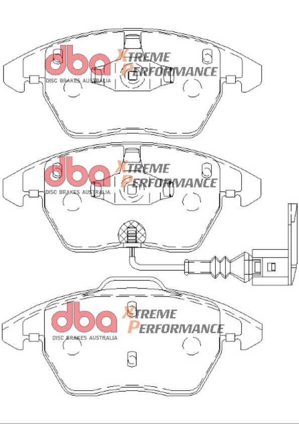 brzdové destičky Discs Brakes Australia Xtreme Performance DB1849XP