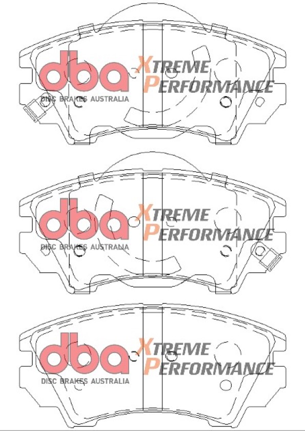 brzdové destičky Discs Brakes Australia Xtreme Performance DB1925XP