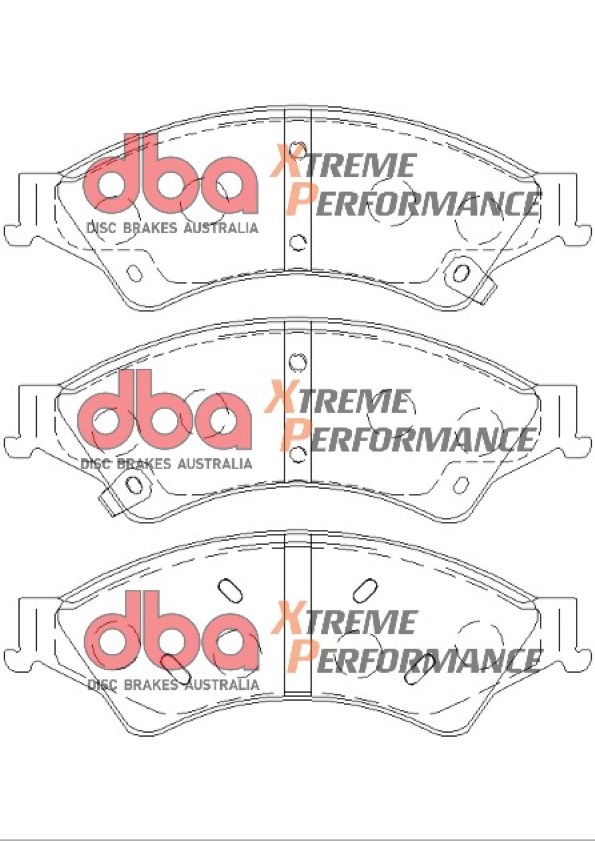 brzdové destičky Discs Brakes Australia Xtreme Performance DB2074XP