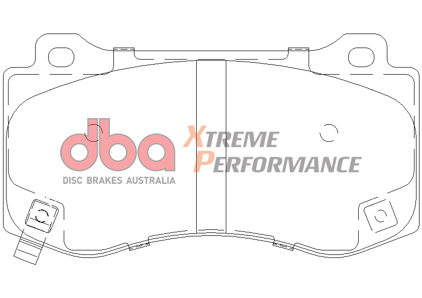 brzdové destičky Discs Brakes Australia Xtreme Performance DB2259XP