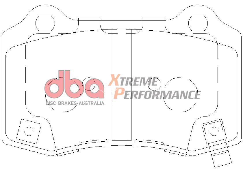 brzdové destičky Discs Brakes Australia Xtreme Performance DB2260XP
