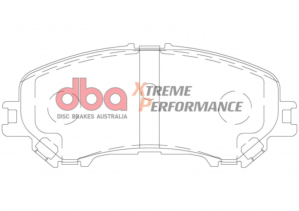 brzdové destičky Discs Brakes Australia Xtreme Performance DB2345XP