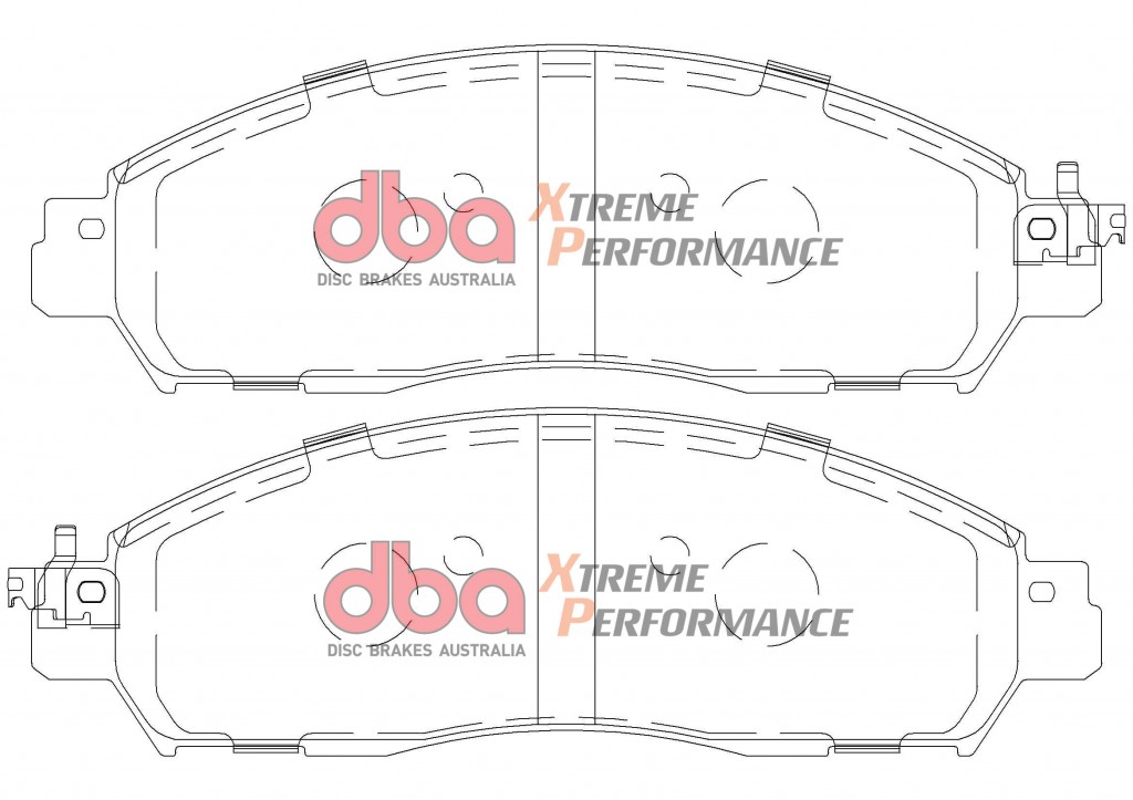 brzdové destičky Discs Brakes Australia Xtreme Performance DB2374XP