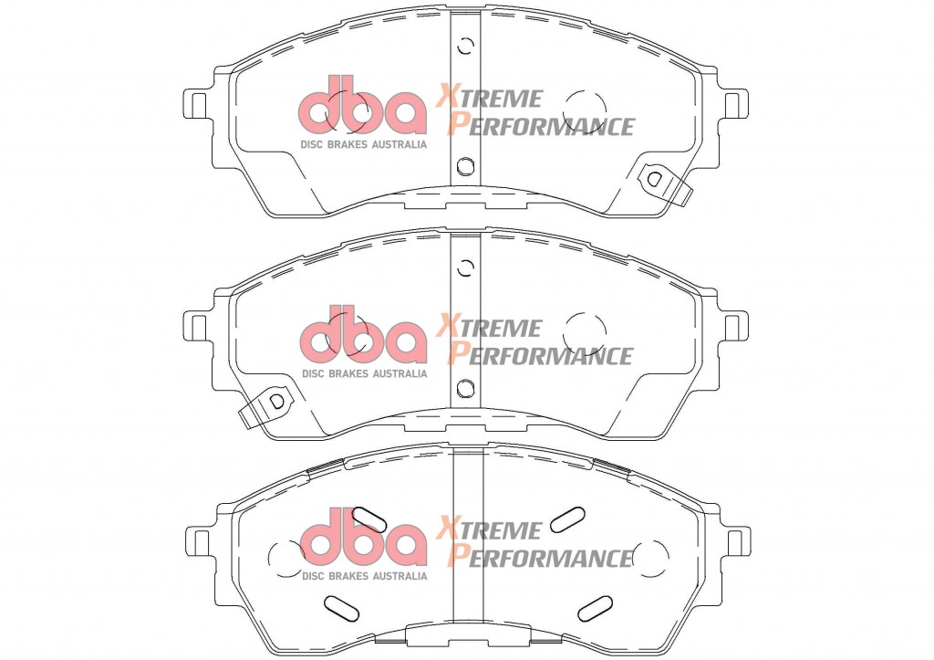 brzdové destičky Discs Brakes Australia Xtreme Performance DB2379XP