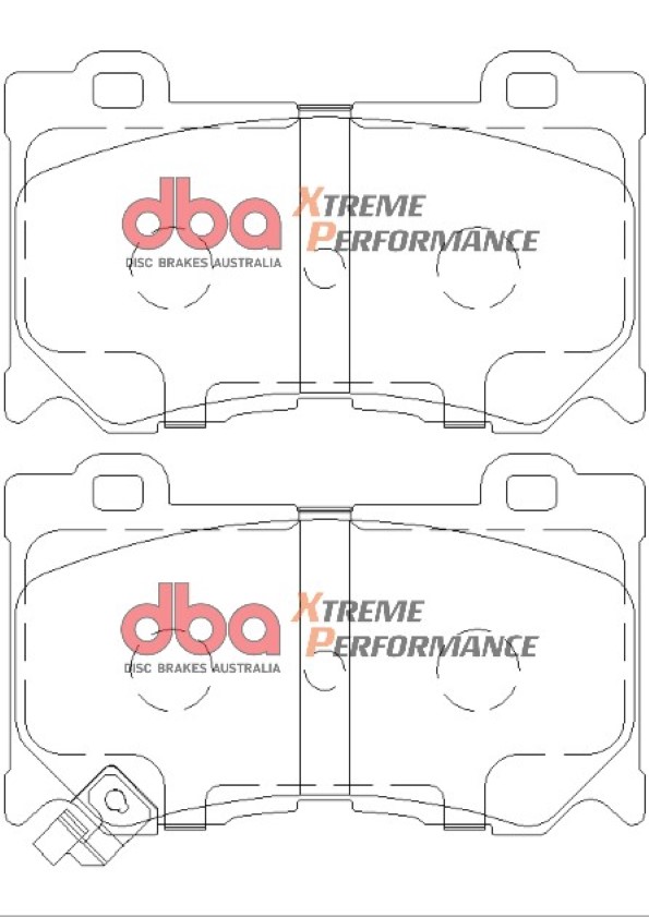 brzdové destičky Discs Brakes Australia Xtreme Performance DB2400XP