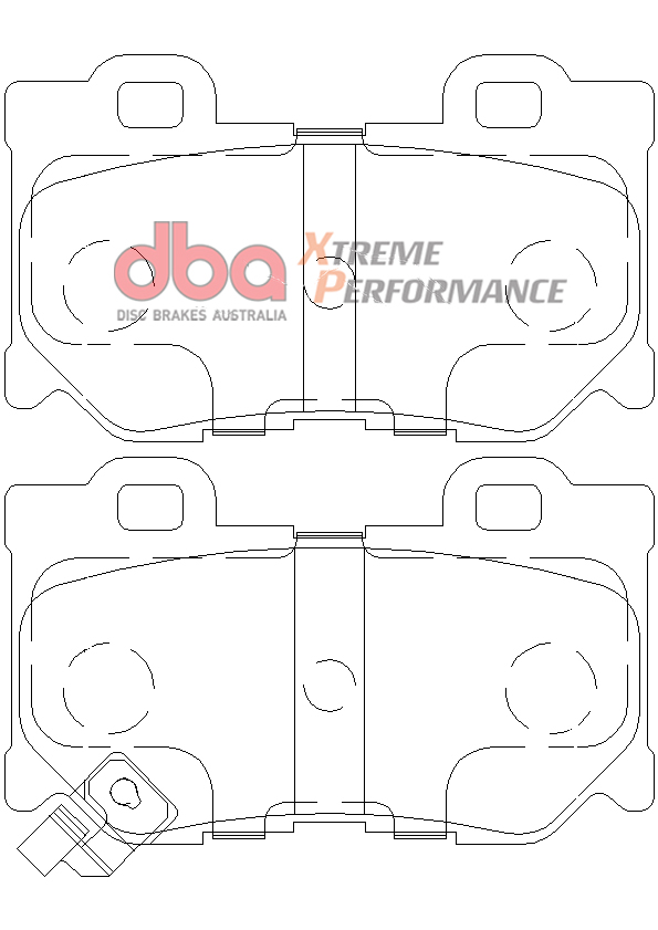 brzdové destičky Discs Brakes Australia Xtreme Performance DB2401XP
