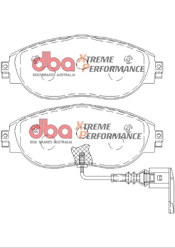 brzdové destičky Discs Brakes Australia Xtreme Performance DB8849XP