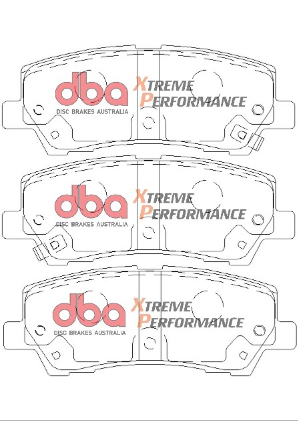 brzdové destičky Discs Brakes Australia Xtreme Performance DB9022XP