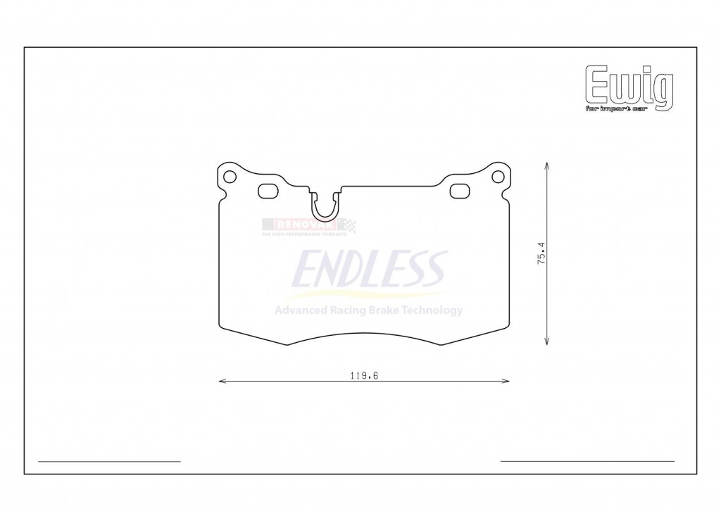 brzdové destičky / brake pads Endless EIP168PC MINI John Cooper Works přední