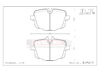 brzdové destičky / brake pads Endless EIP217MX87 BMW F06/10 zadní