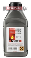 Brzdová kapalina Ferodo DOT 4 0,5 l