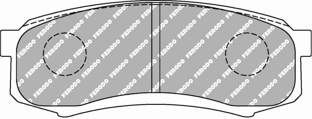 brzdové destičky /  racing brake pads Ferodo Racing FCP1021H  DS 2500