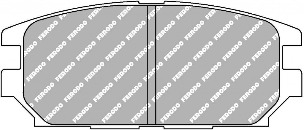 brzdové destičky /  racing brake pads Ferodo Racing FCP1280H  DS 2500