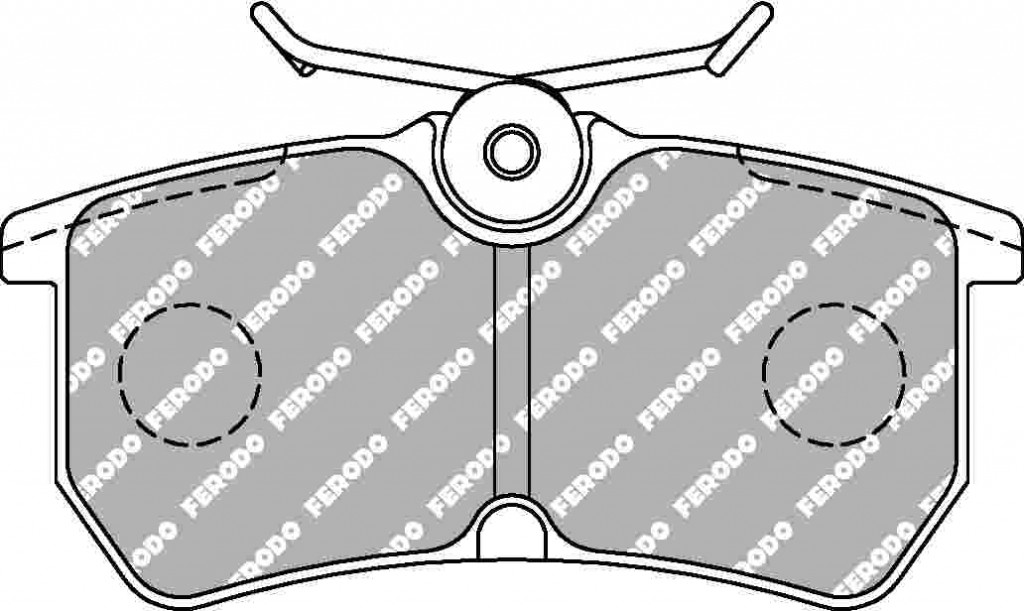 brzdové destičky /  racing brake pads Ferodo Racing FCP1319H  DS 2500