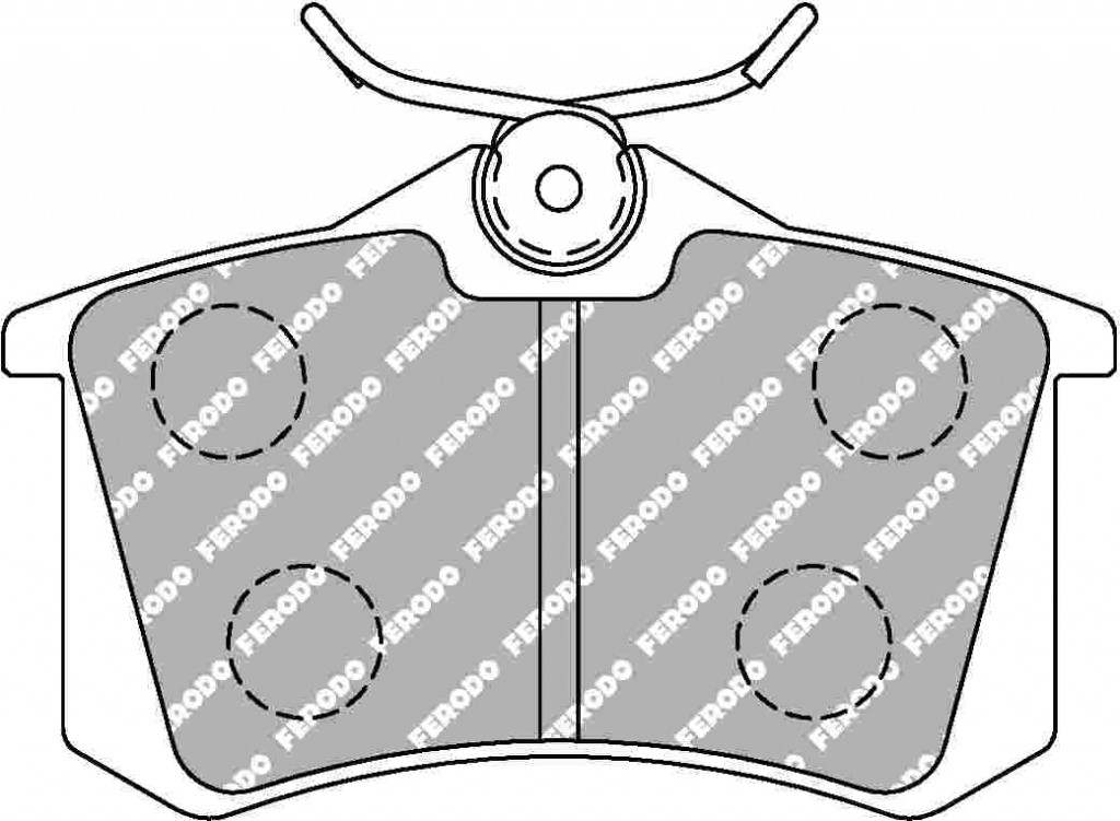 brzdové destičky /  racing brake pads Ferodo Racing FCP1491H  DS 2500