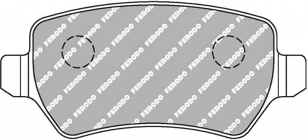 brzdové destičky Ferodo Racing FCP1521H  DS 2500