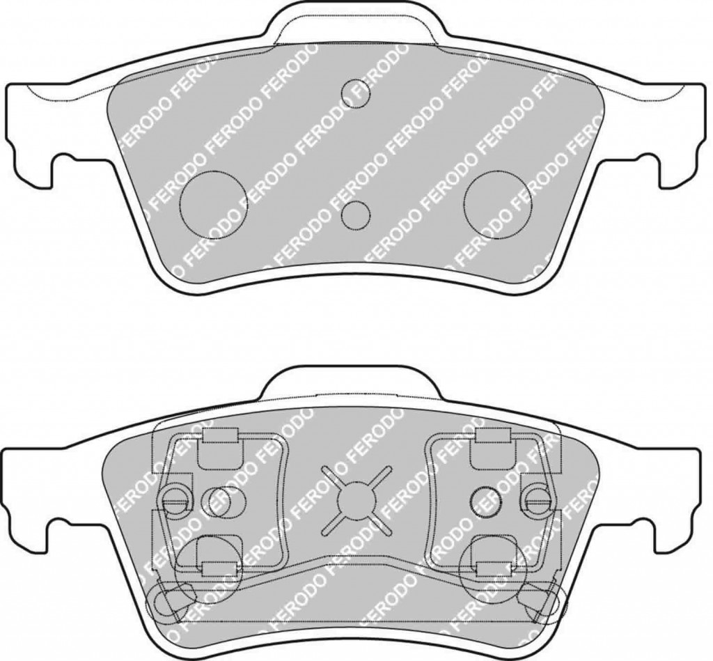 brzdové destičky /  racing brake pads Ferodo Racing FCP1540H  DS 2500