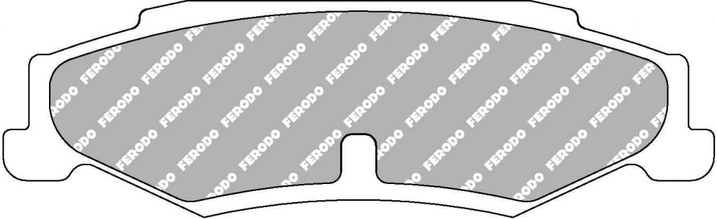 brzdové destičky Ferodo Racing FCP1563H  DS 2500