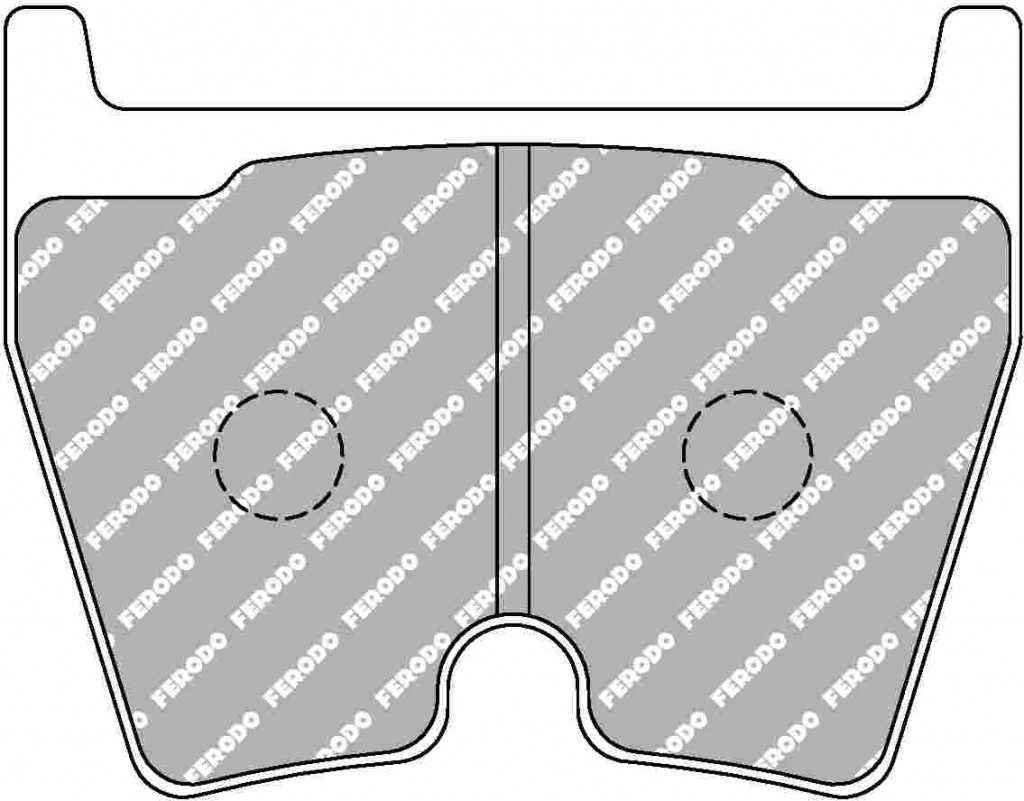 brzdové destičky /  racing brake pads Ferodo Racing FCP1664H  DS 2500