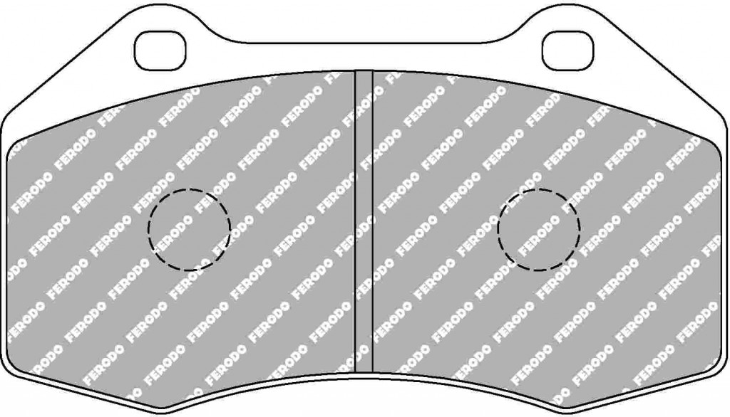 brzdové destičky /  racing brake pads Ferodo Racing FCP1667W  DS 1.11