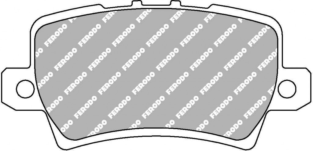 brzdové destičky Ferodo Racing FCP1862H  DS 2500