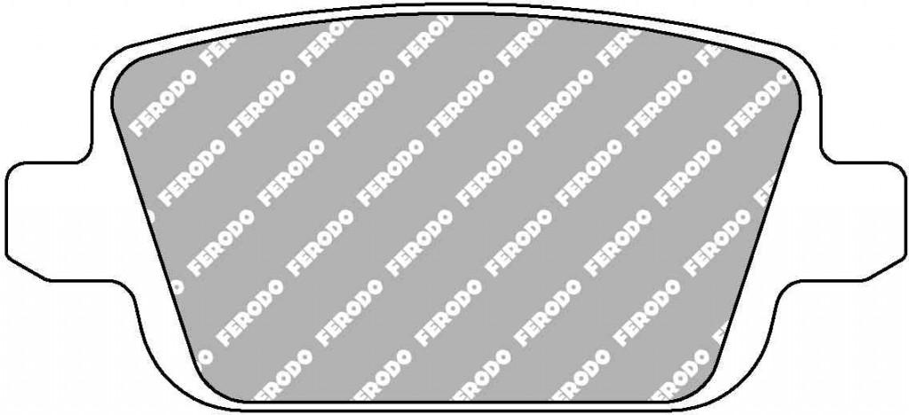 brzdové destičky Ferodo Racing FCP1917H  DS 2500