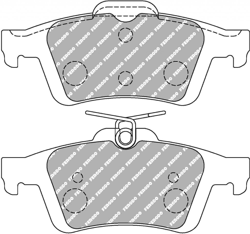 brzdové destičky /  racing brake pads Ferodo Racing FCP1931H  DS 2500