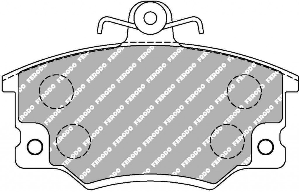 brzdové destičky /  racing brake pads Ferodo Racing FCP370H  DS 2500