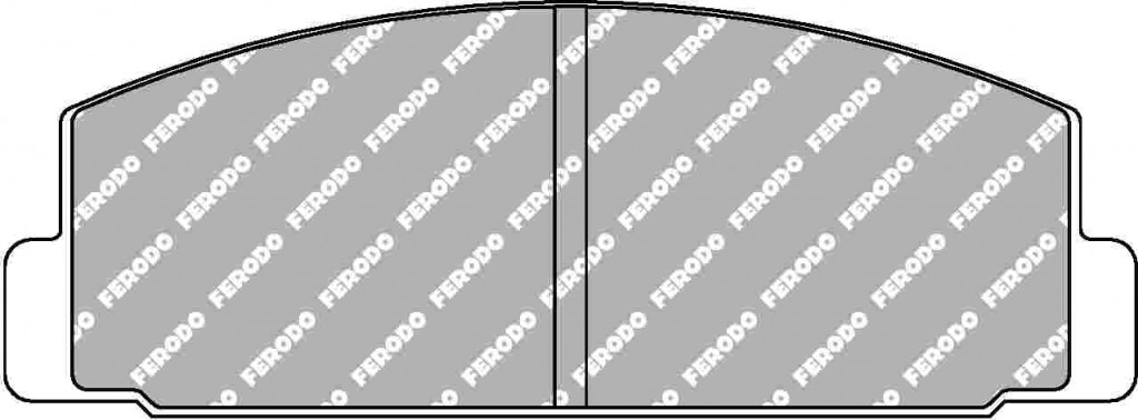 brzdové destičky Ferodo Racing FCP372H  DS 2500