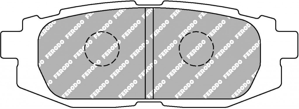 brzdové destičky Ferodo Racing FCP4187H  DS 2500