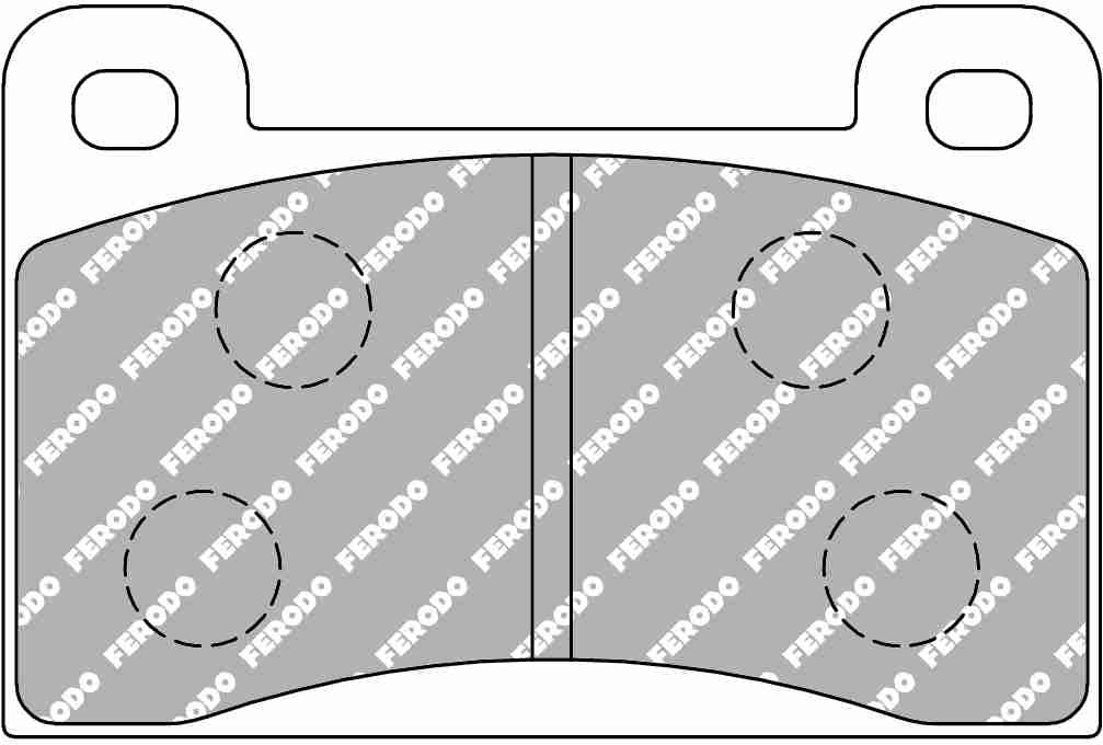 brzdové destičky /  racing brake pads Ferodo Racing FCP461H  DS 2500