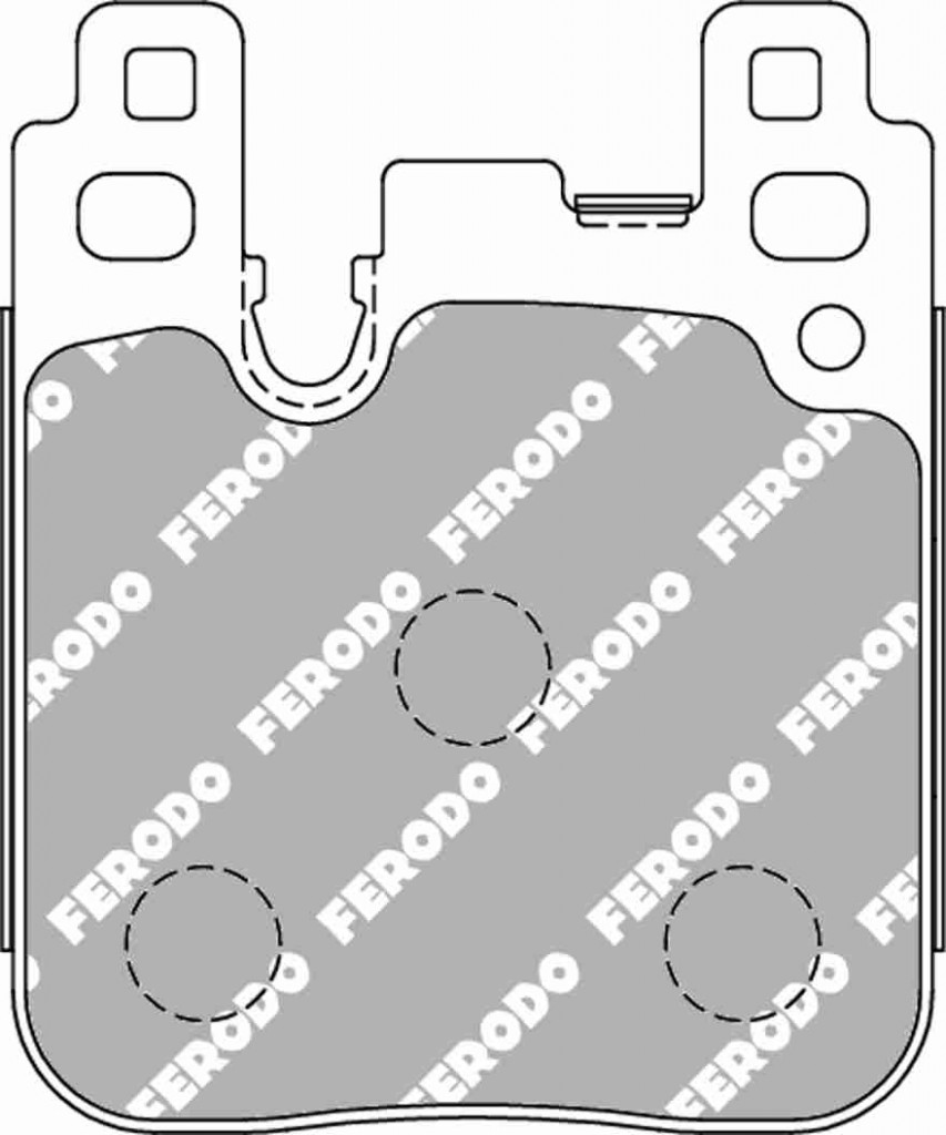 FCP4663G brzdové destičky Ferodo Racing