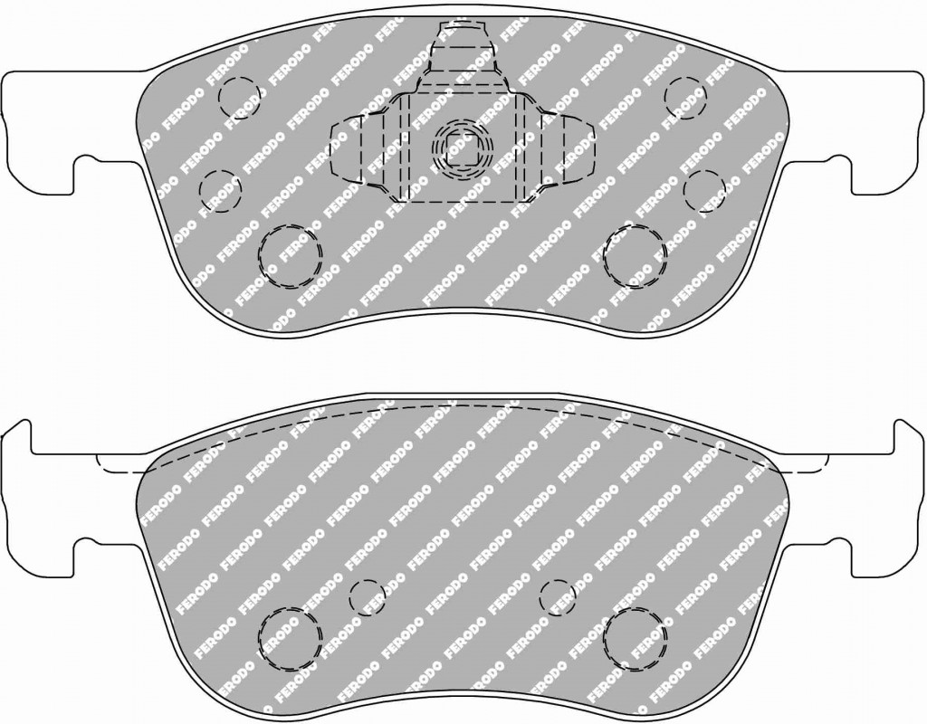 brzdové destičky /  racing brake pads Ferodo Racing FCP4816W  DS 1.11