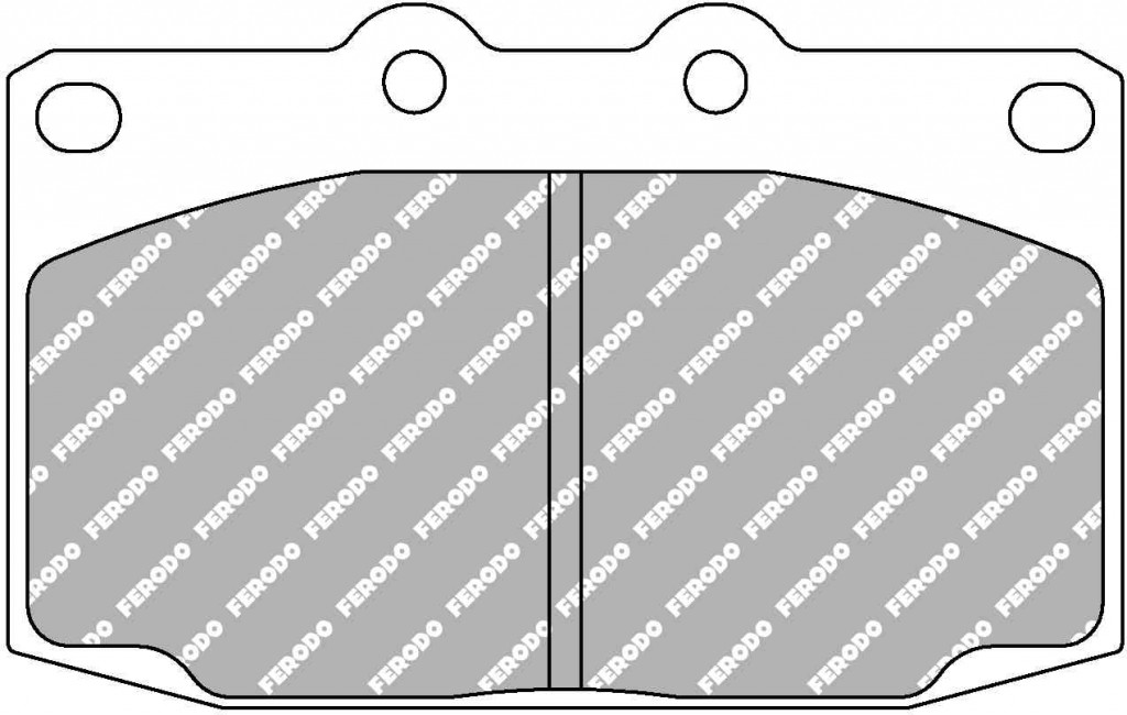 brzdové destičky /  racing brake pads Ferodo Racing FCP483R  DS 3000