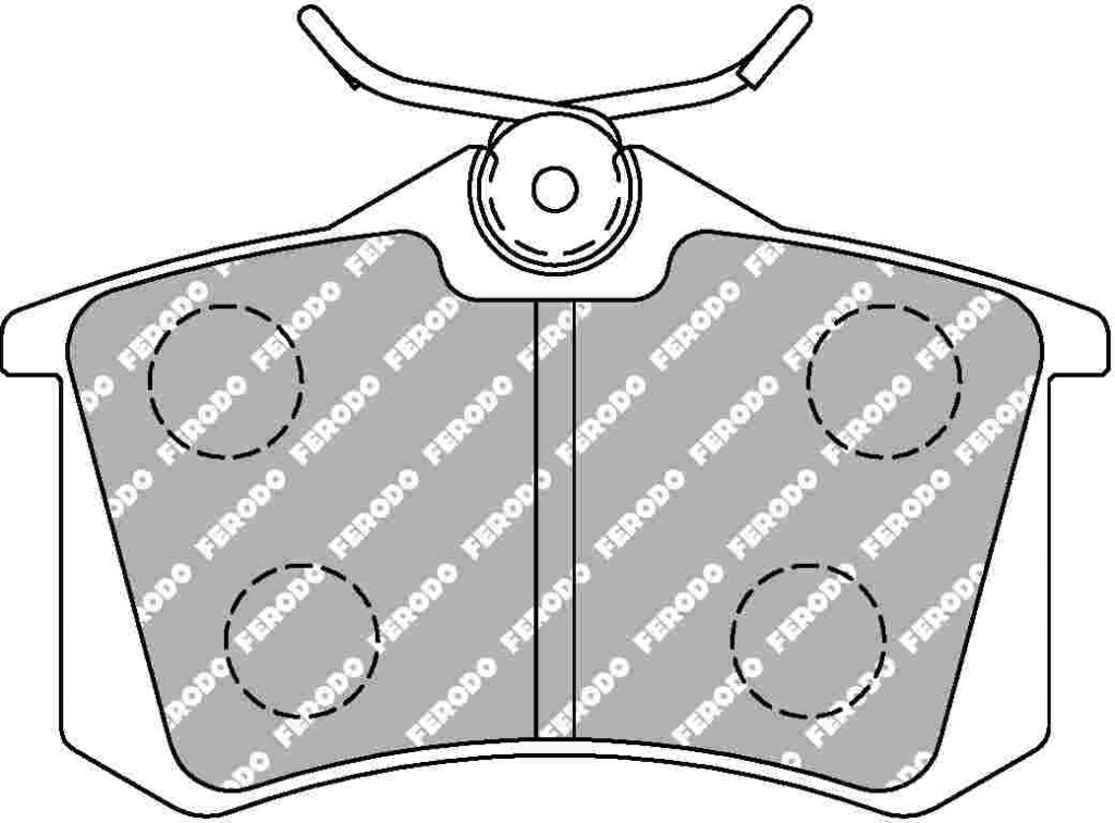 brzdové destičky /  racing brake pads Ferodo Racing FCP541Z  DS UNO