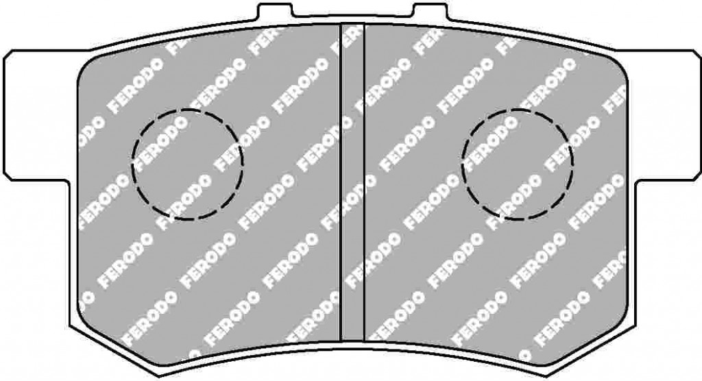 brzdové destičky /  racing brake pads Ferodo Racing FCP956H  DS 2500