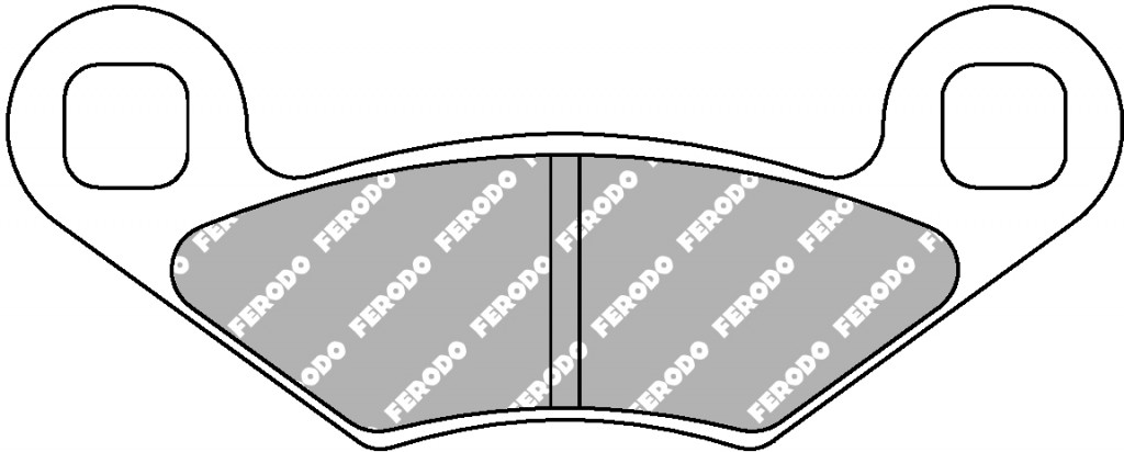 brzdové destičky Ferodo Moto FDB2055SG Sinter Grip Off-Road Compound
