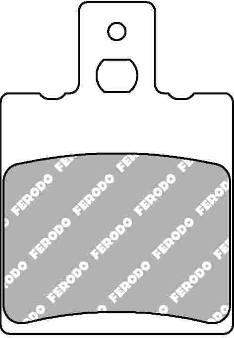 brzdové destičky Ferodo Moto FDB2081AG Argento Compound