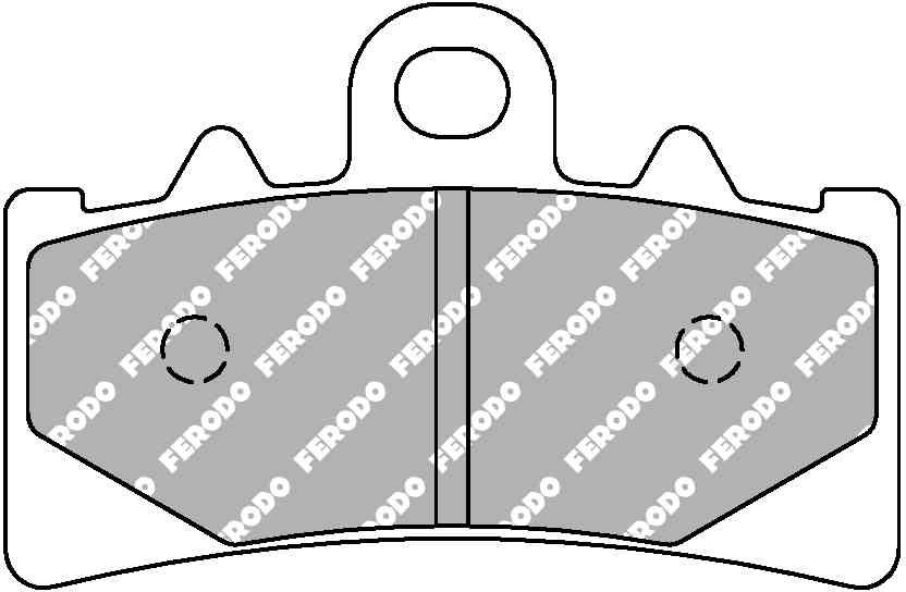 brzdové destičky Ferodo Moto FDB2266CPRO Ceramic Racing Compound