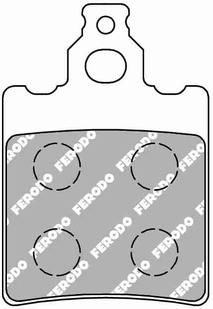 brzdové destičky Ferodo Moto FDB694AG Argento Compound