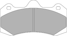 závodní brzdové destičky Ferodo Racing DS 1.11 FRP3114W