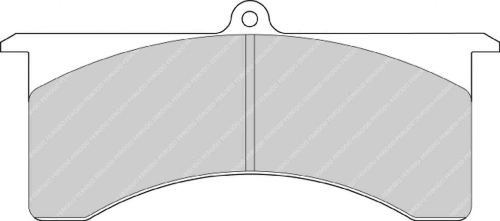 brzdové destičky Ferodo Racing DS2500 FRP503H -  pro brzdové třmeny Wilwood GN III - Toyota GR DKR HILUX T1+ Cross Country Dakar