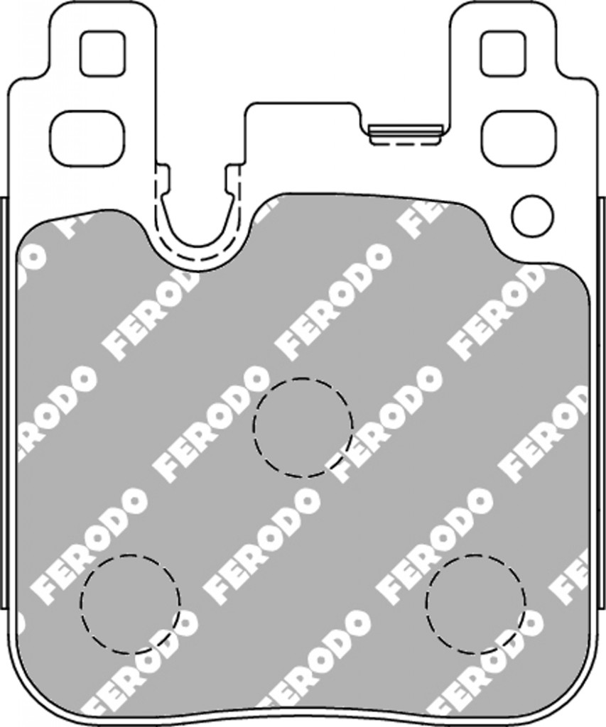 brzdové destičky Ferodo Racing FDS4663  DS Performance