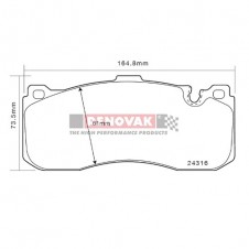 brzdové destičky Brembo Sport HP2000 07.B314.02